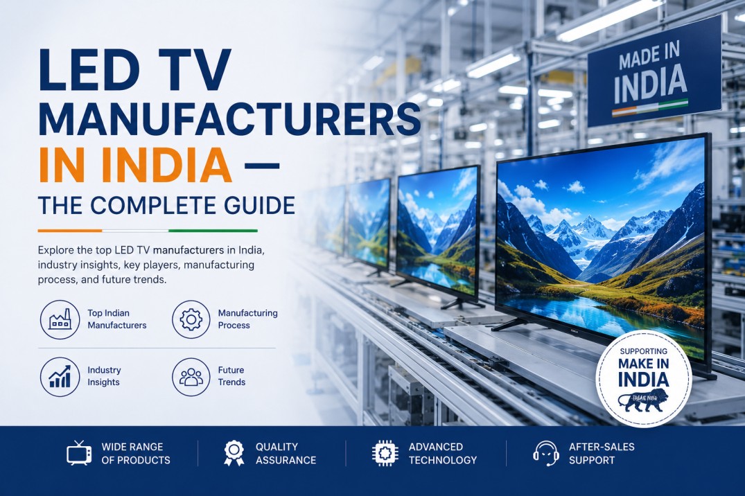 LED TV Manufacturers in India — The Complete Guide
